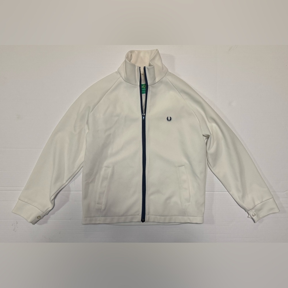True Vintage Fred Perry White Tennis Jacket 60s 70s